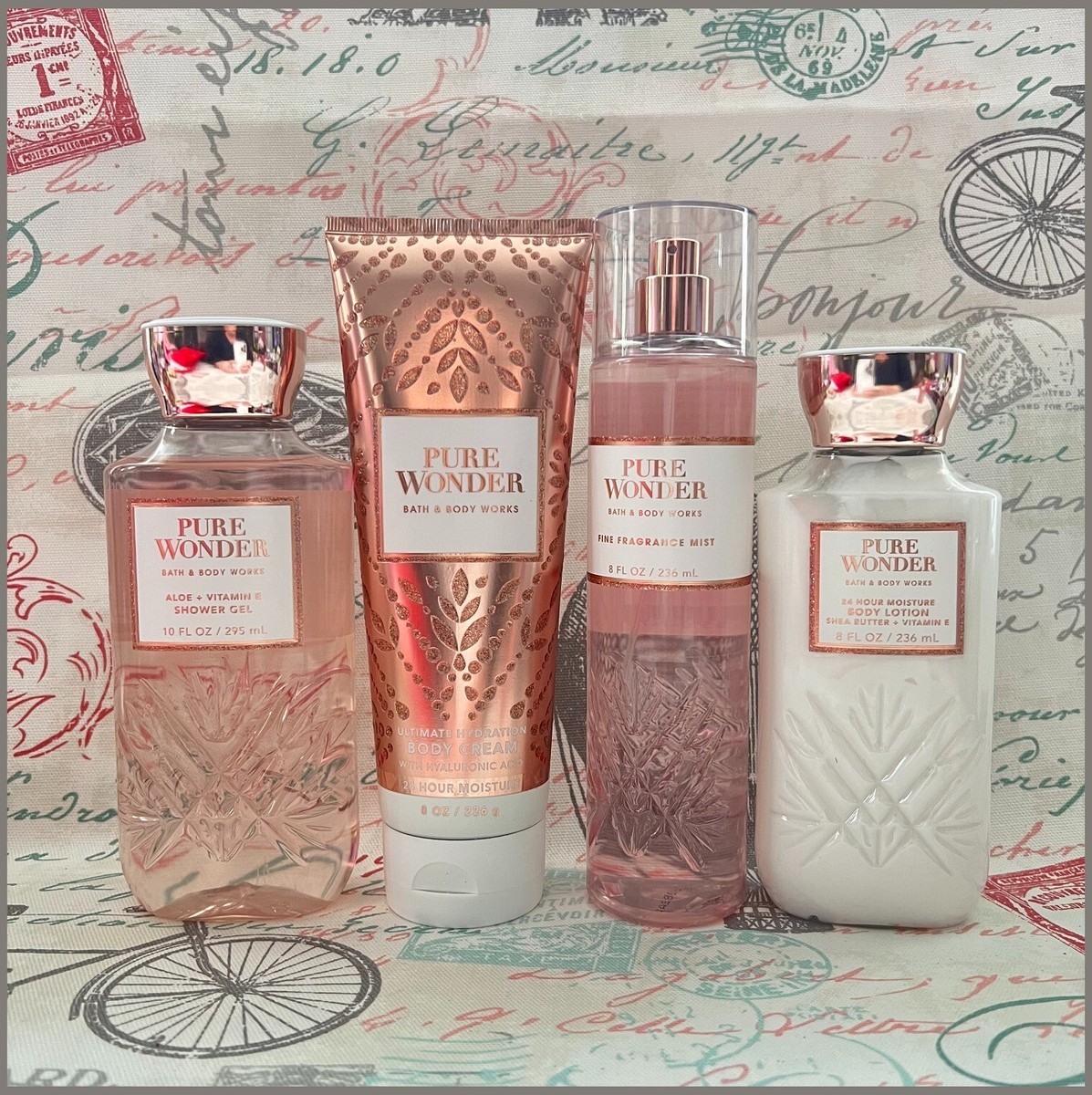 Bath & Body Works PURE WONDER 4 Pc GIFT SET HOLIDAY Birthday