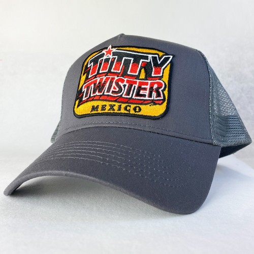 Titty Twister Mexico Trucker Hat Mesh Cap inspired by From Dusk Till Dawn Grey