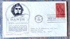 DANTE ITALIAN POET 700TH ANNIV DIVINE COMEDY SCARCE RED ANDERSON CACHET 1965 FDC