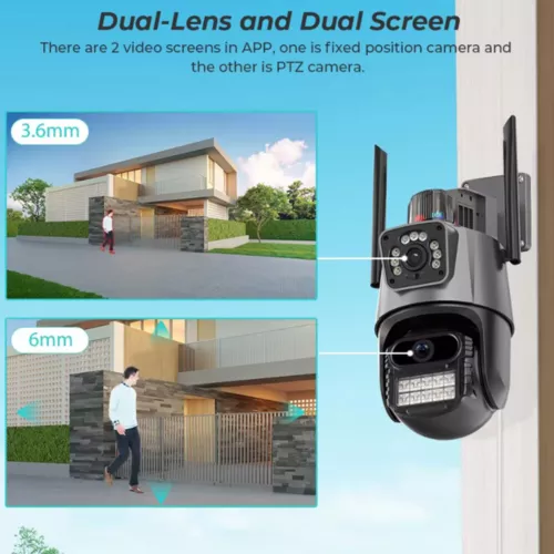 8MP 4K Wireless IP Camera WIFI Outdoor CCTV PTZ Smart Home Security IR Cam IP66 - Picture 12 of 19