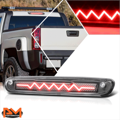 [SEQUENTIAL HEARTBEAT LED]FOR 99-07 SILVERADO SIERRA CARBON THIRD BRAKE LIGHT - Foto 7