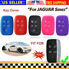 Silicone Cover Keyless Entry Case Fob Holder for Jaguar F-Type XJ XF P Smart Key