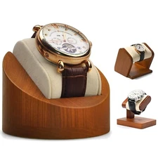 Oirlv Watch Stand 3 Types Wooden Display Storage Color Beige/Cream JAPAN NEW
