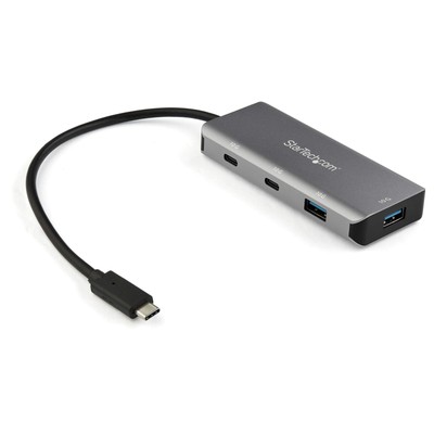 StarTech.com 4 Port USB C Hub w/ 2x USB A & 2x USB C - SuperSpeed 10Gbps USB Typ