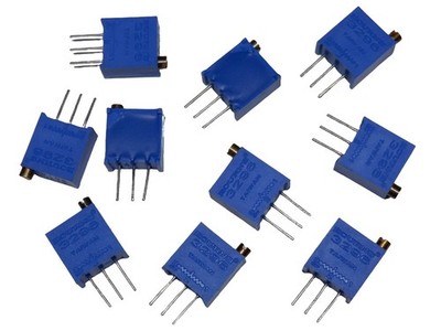 BOURNS 3296W 100Ω (101) 10pcs High-Precision Vertical Multi-Turn Trimmer