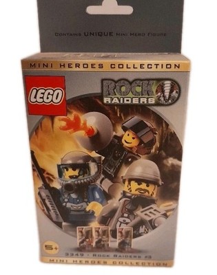 LEGO Rock Raiders 3 Mini Heroes Collection Set 3349 NEU Sealed NOS New Old Stock