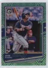 2020 Panini Donruss Optic Choice Green Dragon Prizm 67/84 Jose Ramirez #158 0zg6