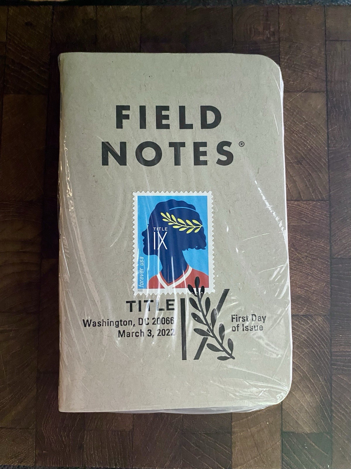 4pak FIELD NOTES TITLE IX CIVIL RIGHTS USPS SEALED GRAPH STAMP COLLECTOR GIFT