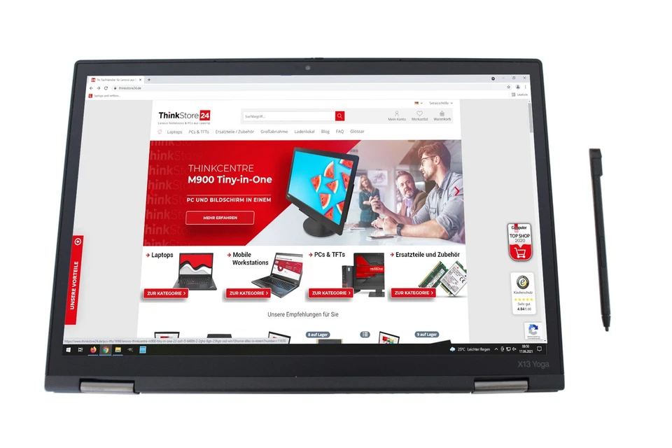 Lenovo ThinkPad X13 Yoga G2 · i7-1185G7 · 16GB · 256GB, Foto 4 von 5