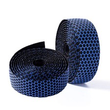 Bike Handlebar Tape 2 Rolls Blue   Road Bicycle Bar Wraps for Cycling Comfort