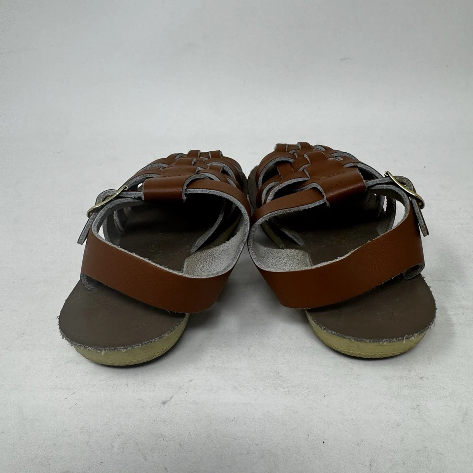 Sun San Closed Toe Sandals Toddler Size 6 Brown Fisherman Boutique Southern - Image 3 of 4