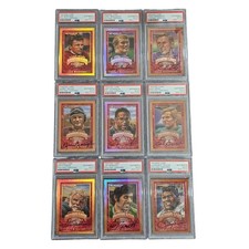 2000 Donruss Gridiron Kings Studio Series All-Time Autographs Auto Set of 9 PSA