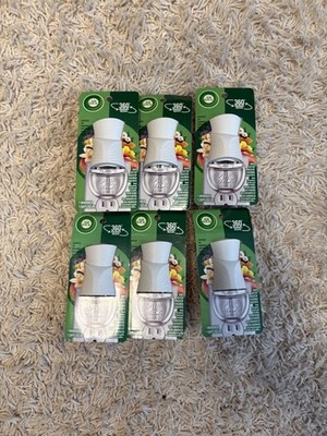 6 Air Wick Plug-In Scented Oil Warmers, 6 Oil Warmers 360 fragrance release