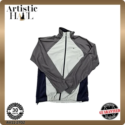 Veste de survêtement homme Diadora Legacy L blanc gris marine vintage - Photo 1/4