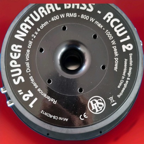 DLS🇸🇪 RCW12 Natural Sound Reference Subwoofer - Afbeelding 3 van 8