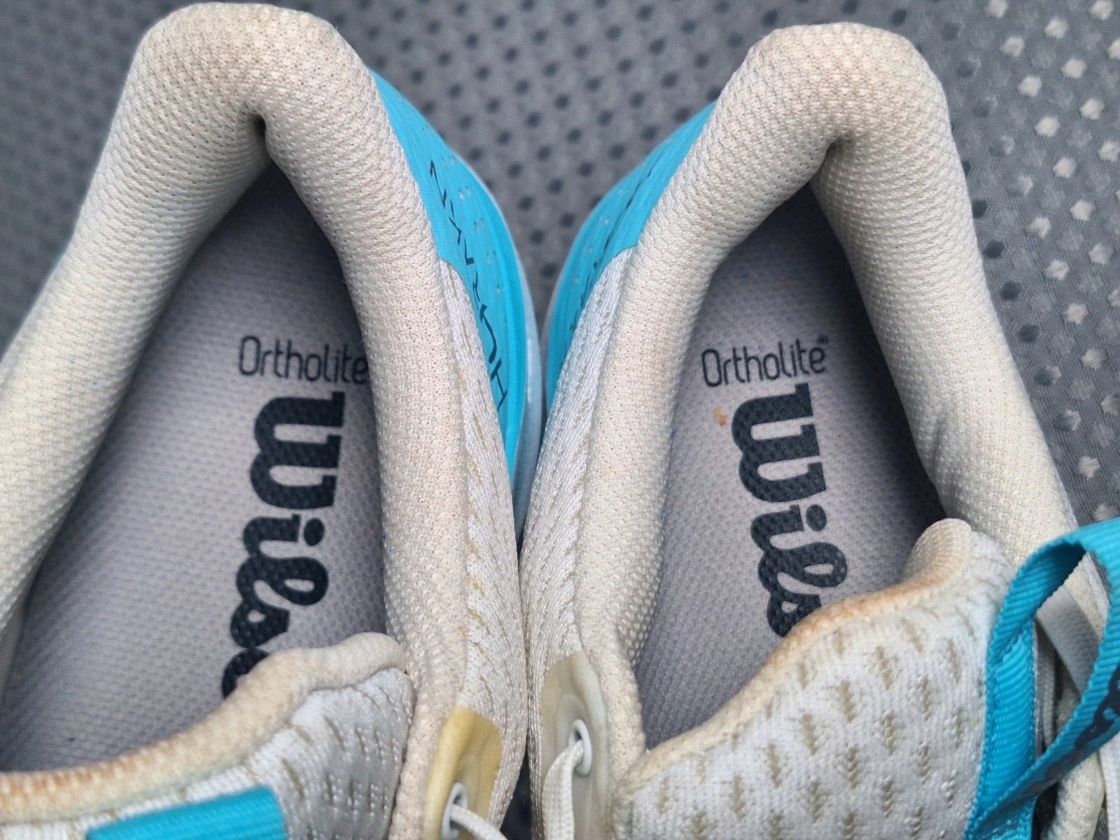 Wilson Women's Rush Pro Tennis Shoes 145464 White Blue Sz 7