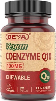 DEVA Vegan Vitamins Coenzyme Q10 100mg - Potent & Affordable in One Bottle - Che