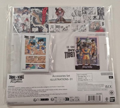 Dragon Ball Super - Zubehör Set - Illustrationen 01 - Neu Sealed