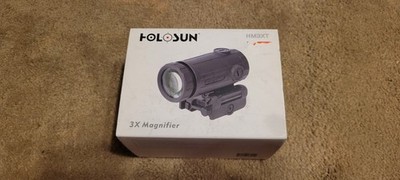 Holosun 3X Black Magnifier Rifle Accessory HM3XT Quick Disconnect