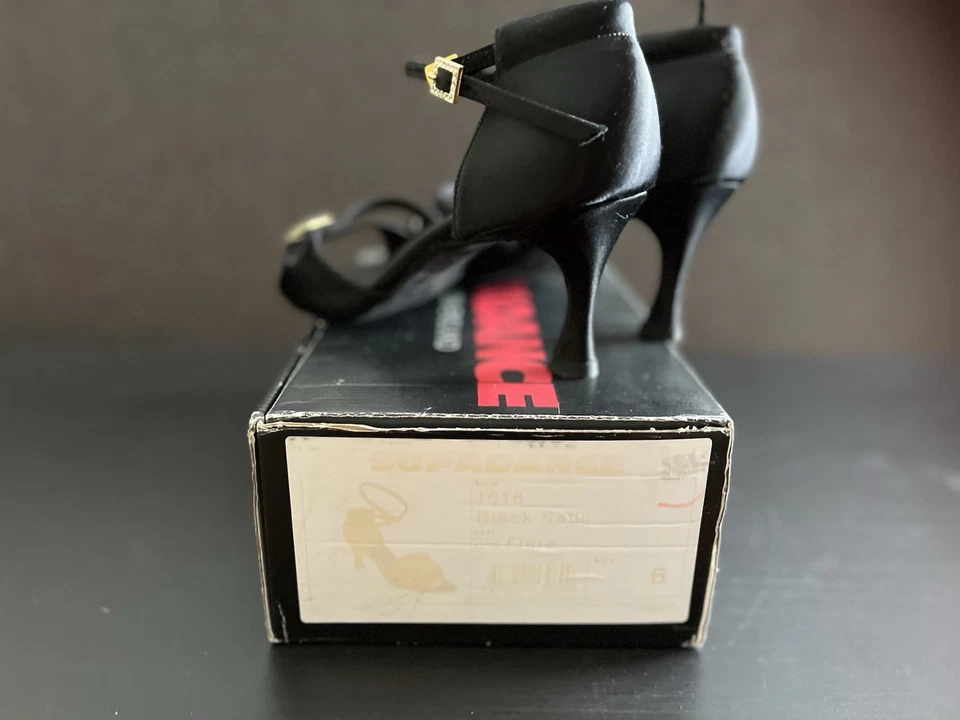 SUPADANCE DANCE SHOES UK SIZE 6 Black - Image 2 of 4