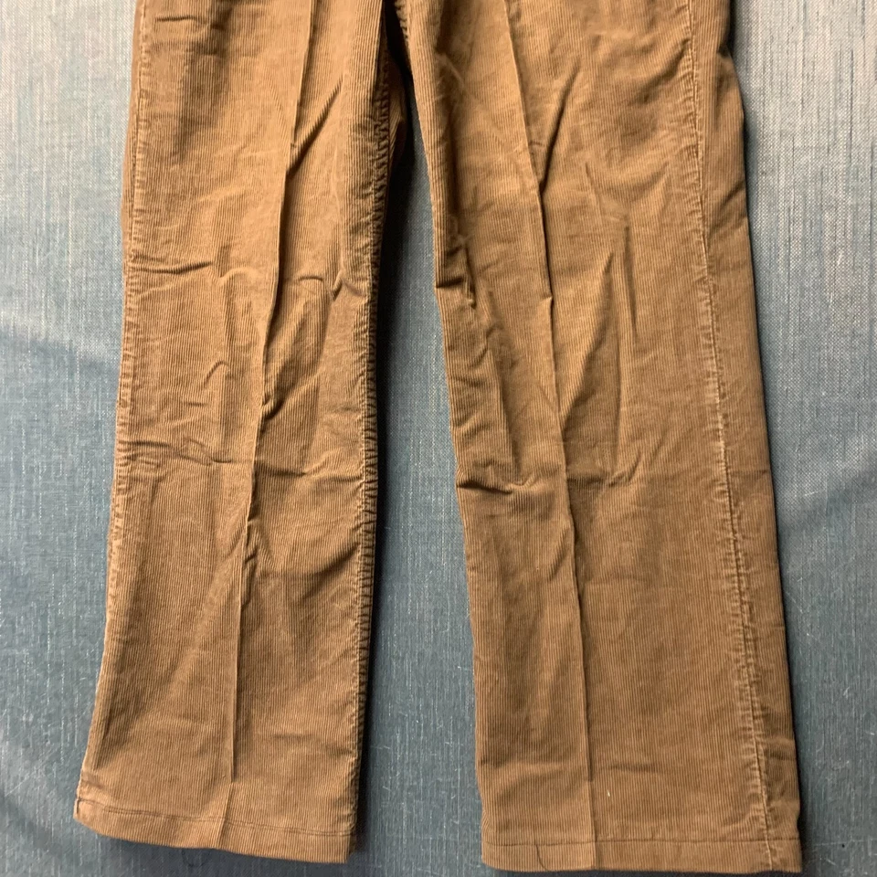 Pantalones para hombre J.Crew talla 31x32 marrón pana calce recto clásico 100 % algodón Foto 3 de 4