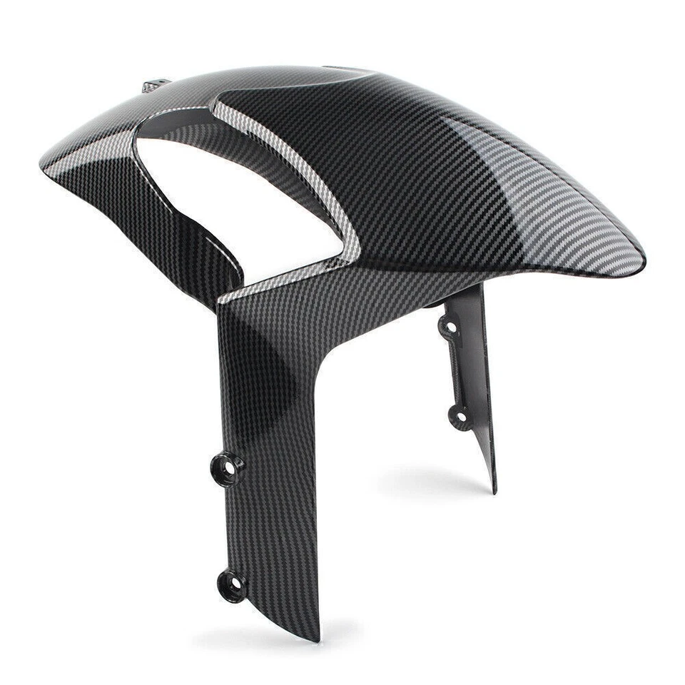 1X Front Fender Tire Mudguard For Ducati Monster 696 796 1100 EVO Carbon Fiber - Image 4 of 4