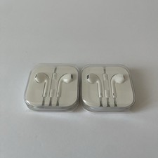Two Sets Original OEM Apple iPhone EarPods Wired 3.5 MM with volume control