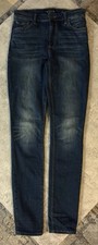 Lucky Brand Stretch Medium Wash Blue Denim Skinny Women's Jeans 5-Pocket Design
