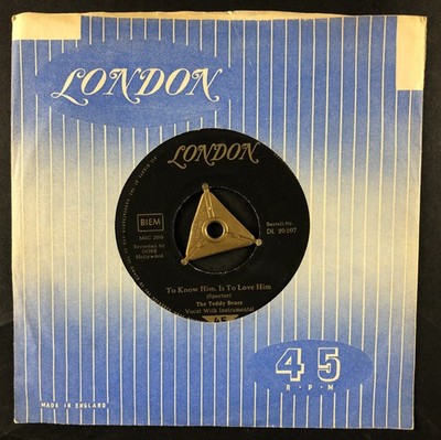 7'' The Teddy Bears (Phil Spector)   To Know Him, Is To Love Him - 1958