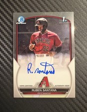 2023 Bowman Chrome 1st Prospect Auto Ruben Santana #CPA-RSA 