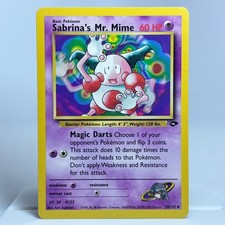 SABRINA'S MR. MIME 59/132 Gym Challenge Uncommon Pokemon Unlimited LP US SELLER on eBay