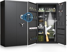 30-40 Gun Safe, Unassembled Large Gun Cabinet with Adjustable Shelf Gun Racks