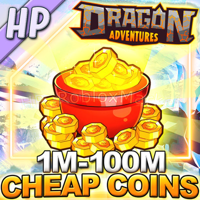 DRAGON ADVENTURES    Coins 1M - 100M [ CHEAP / FASTEST DELIVERY ] DA million