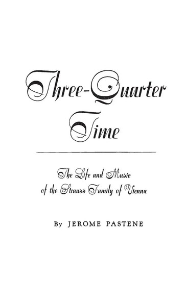 Jerome Pastene | Three-Quarter Time | Buch | Englisch | Gebunden | Praeger-image