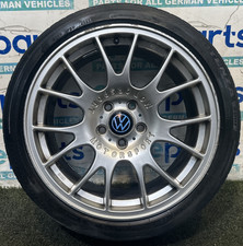 2017 VW GOLF GTI MOTORSPORT SILVER 18'' ALLOY WHEEL & TYRE 8.0J ET42 225/40/R18