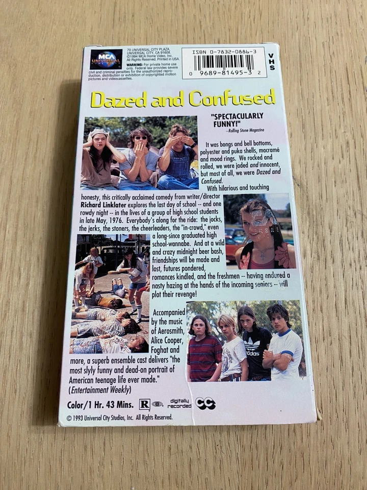 Dazed And Confused VHS Vintage 1993 Comedy Drama Movie Cult Classic - Image 3 of 4