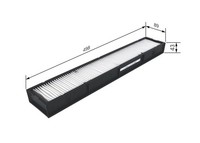 Bosch Filter, Innenraumluft 1 987 435 060 FüR MERCEDES-BENZ