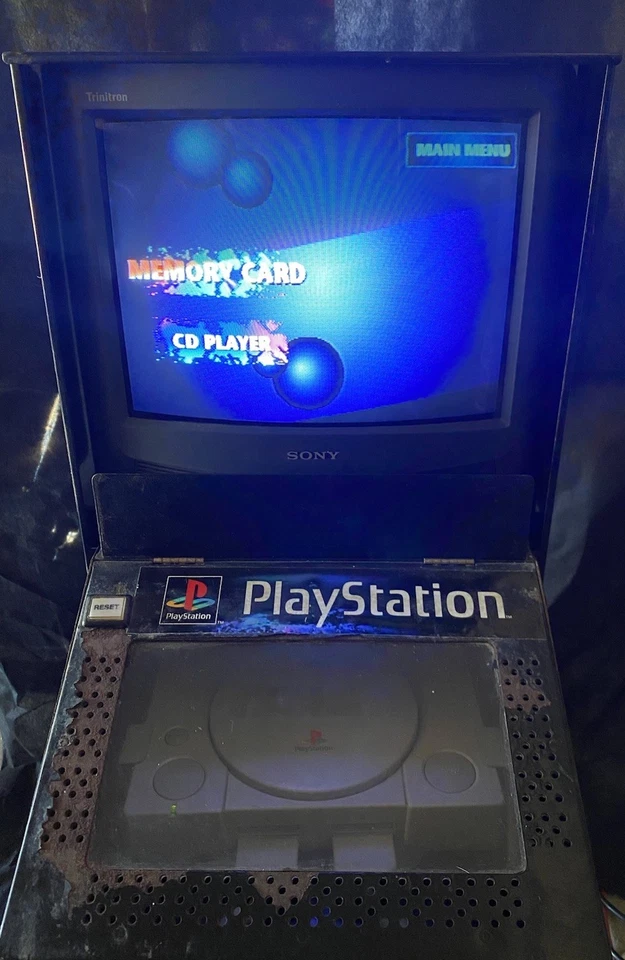 Playstation System PS1 Console Promo Store Display Kiosk Full Unit - Working - Image 2 of 4