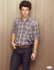 Nick Jonas Signed Autographed 11x14 Photo Jonas Brothers ACOA
