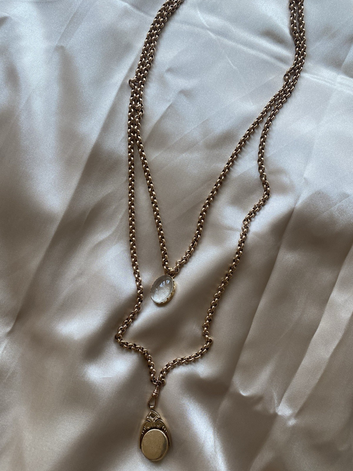 Victorian Rose Gold Belcher Link Muff Chain 9ct Long Guard Chain Rare 119 Grams image 10