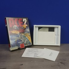Commodore 64 ACE 2 Cascade 5 1/4" Floppy Disk Game Complete In Box CIB image