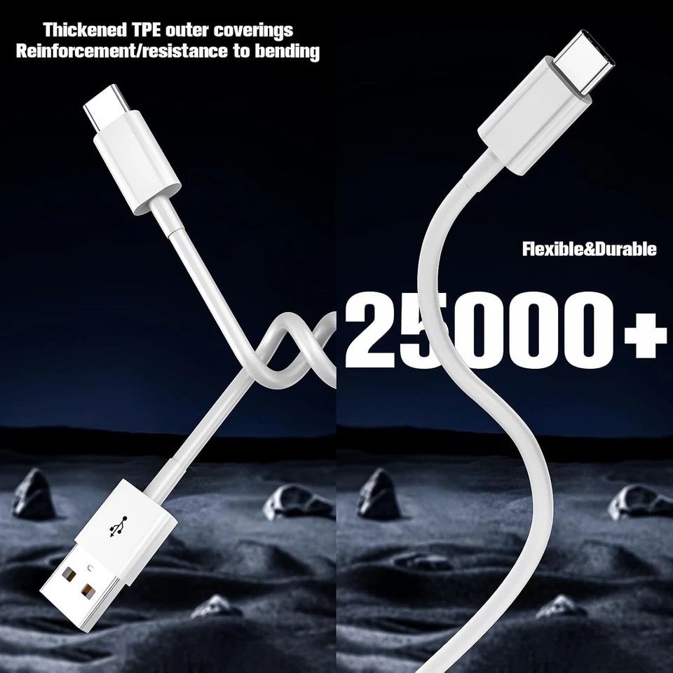 IPhone17/16/15 Pro Max Plus USB-A Cable Fast Charger Type C Charging Data Cord - Image 2 of 4