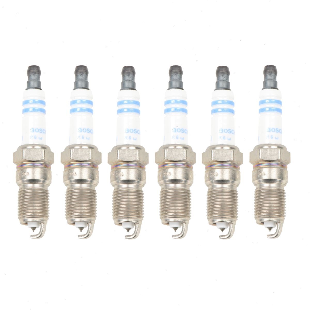 6 pc Bosch Double Platinum Spark Plugs for 2002-2007 Buick Rendezvous 3.4L go