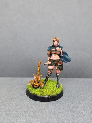 Painted D&d Kdm Hunter Female Rouge Aos Dnd Pathfinder 30mm Marksman Archer