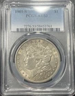 1901 S Morgan Silver Dollar PCGS AU53
