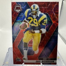 Eric Dickerson red mosaic prizm 2025 Mosaic 154 - Rams