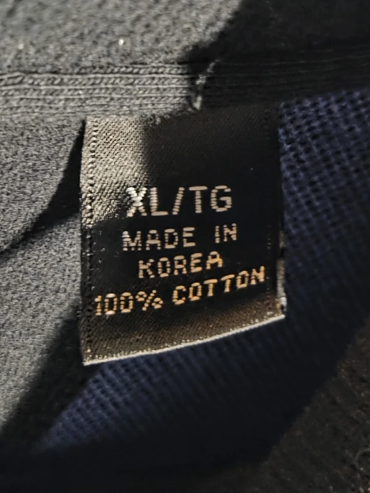 Suéter Carnoustie Golf 1/4 Cremallera Para Hombre XL Azul Pullover Algodón Pesado Exterior Foto 3 de 4