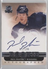 2011-12 Upper Deck The Cup Auto Rookie 72/199 Paul Postma #106 Auto 0q7o
