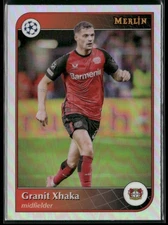 Granit Xhaka 2025 Topps Merlin Refractor #34