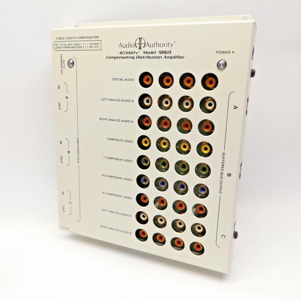 Audio Authority 9869 Accessez™ Compensating Distribution